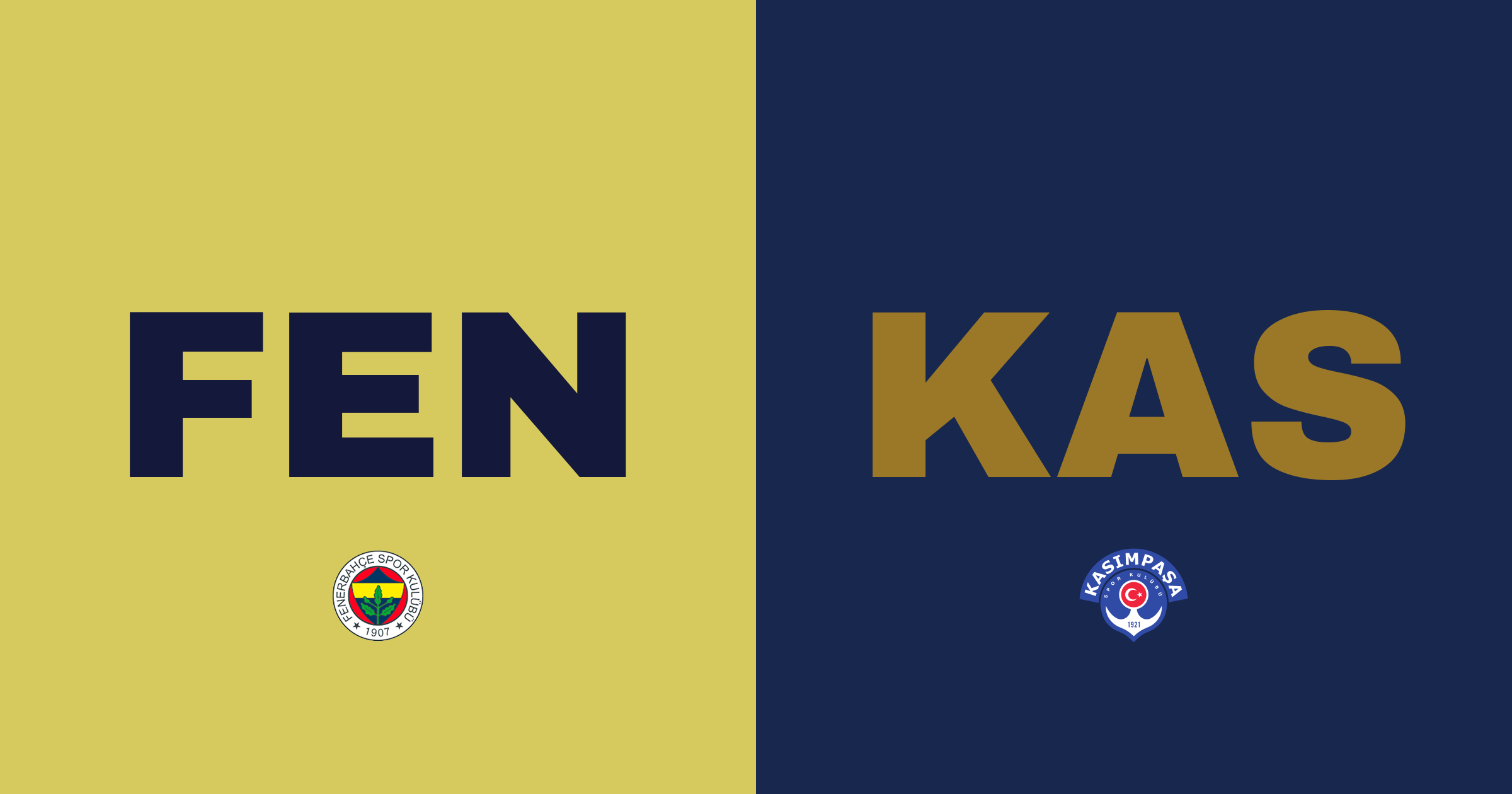 Fenerbahce vs Kasimpasa Süper Lig 2024/25