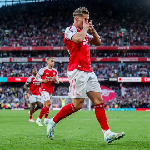 Viktor Gyökeres skyddar sin målgest som varumärke